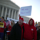 Image for article titled There's Lots of Love Outside the Supreme Court Today as Justices Hear Prop 8 Arguments
